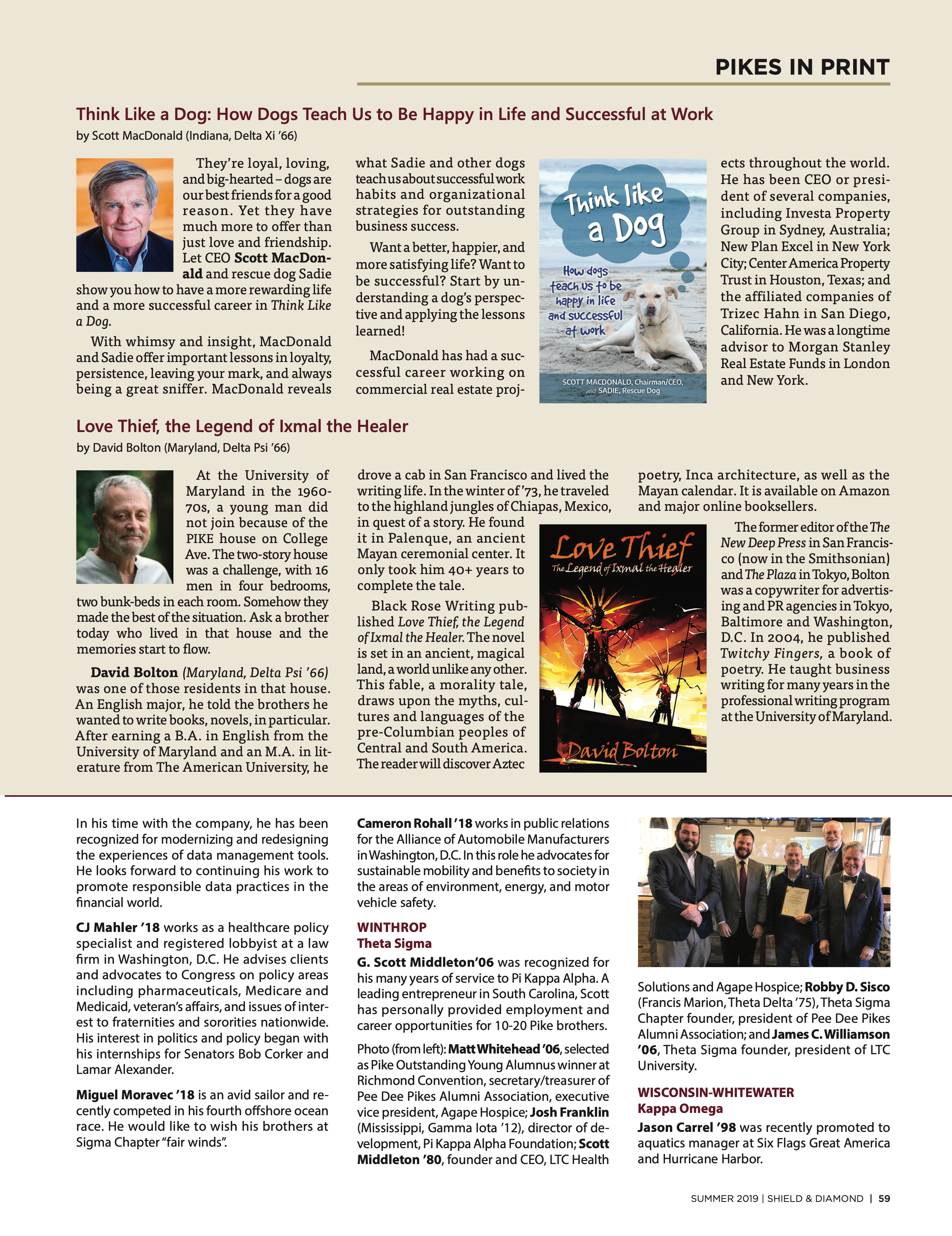 Pikes in Print, Summer 2019